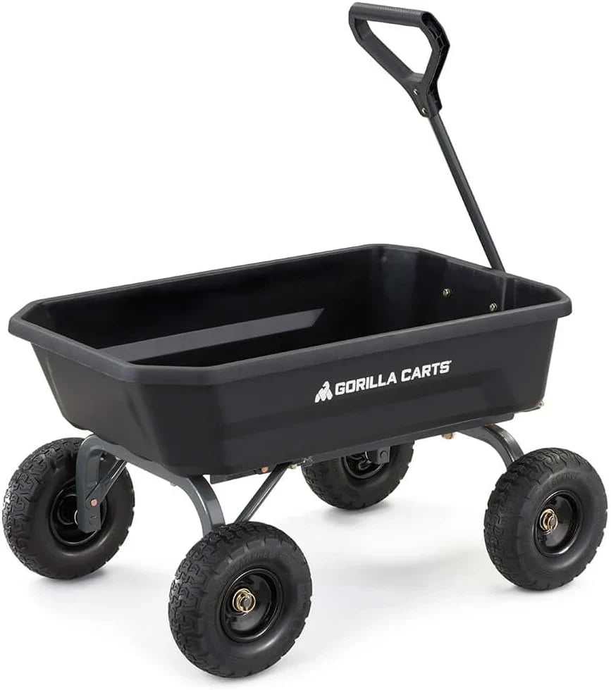 7GCG-NF Heavy-Duty Poly Dump Garden Cart, 7 Cu. Ft., 1,200-Lb. Capacity