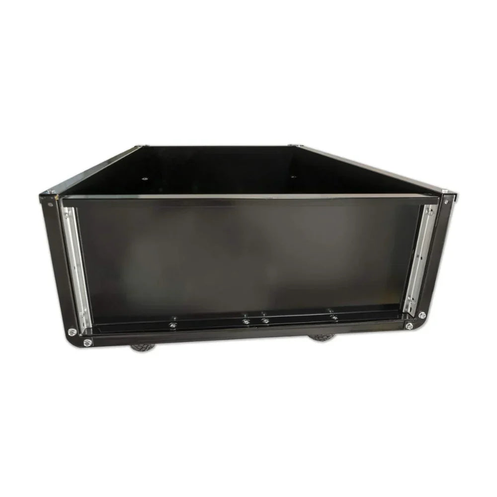 Utility Tow Behind Steel Dump Cart, 750 Pound Capacity