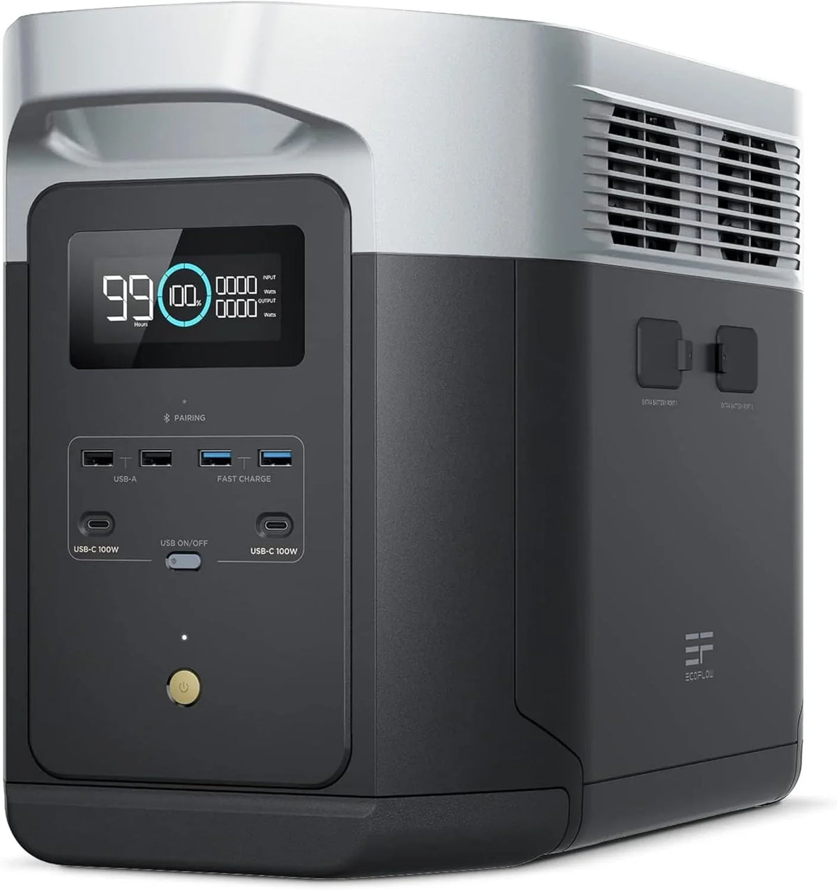 2400W Portable Power Station with Solar Generator Function