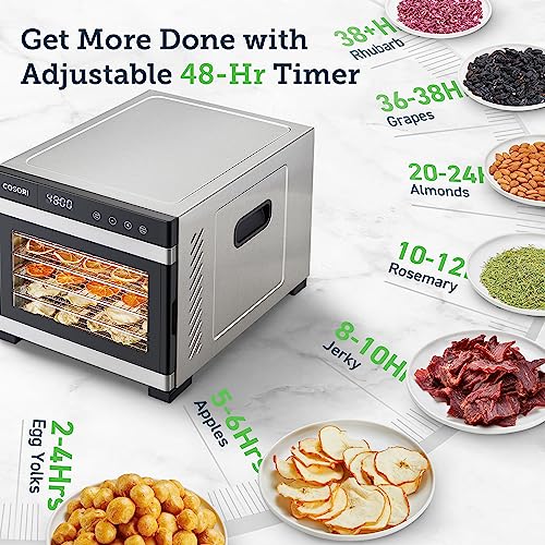 Meat jerky food dehydrator, 600 watt dehydration dryer