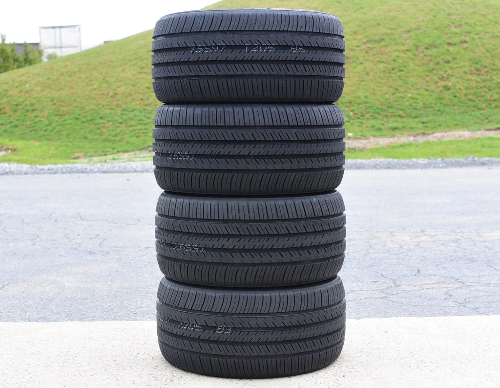 A set of 4 (4)265/35R20 99Y XL high-performance full-season tires for: 2015-23 Ford Mustang EcoBoost Premium, 2012-13 Audi A7 Quattro Base