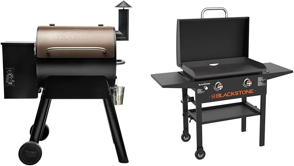 Traeger Grills Pro 22 Electric Wood Pellet Grill and Smoker, Bronze