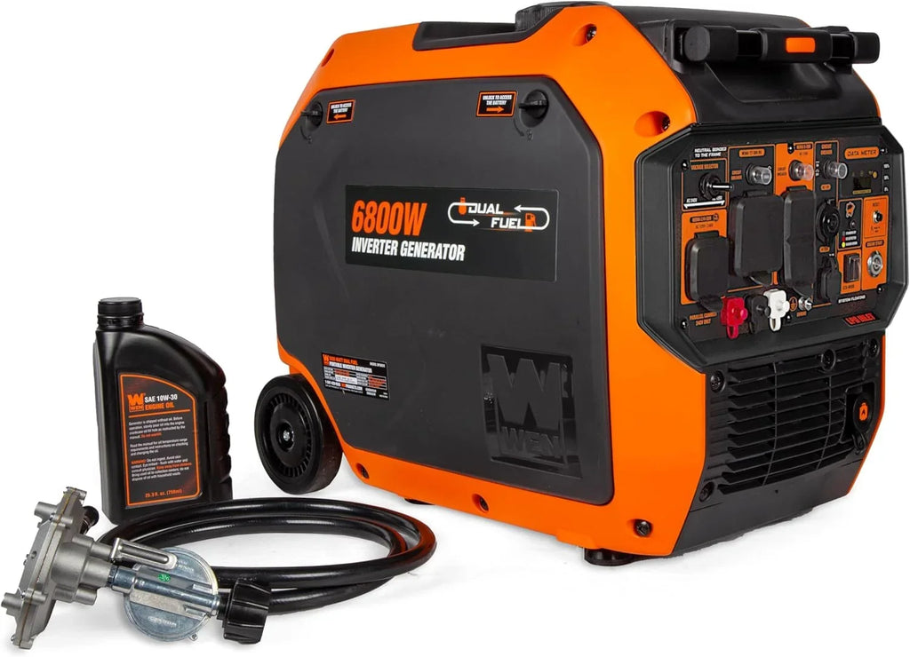 6800W Dual Fuel Inverter Generator RV-Ready CO Watchdog