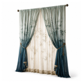 Bamboo Mist Layer Curtain