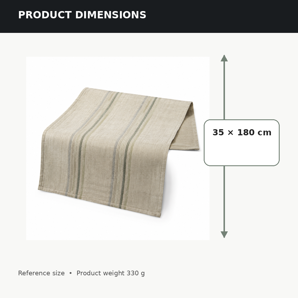 Birch Line Table Runner