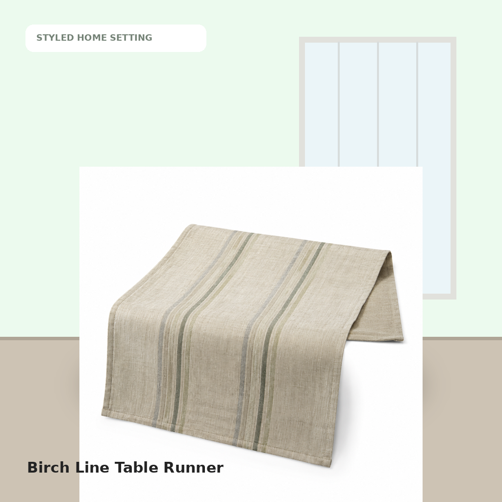 Birch Line Table Runner