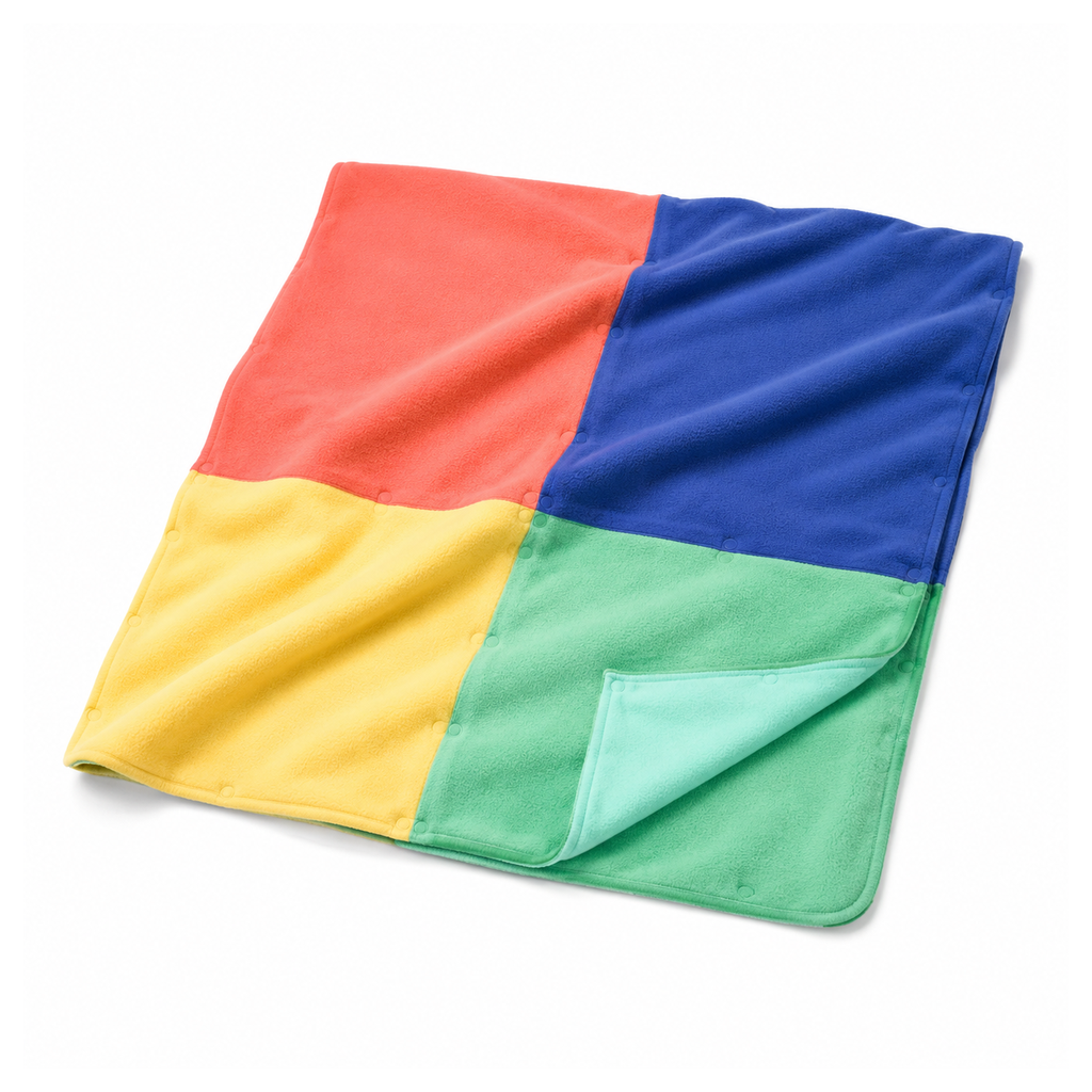 Color Block Snap Throw