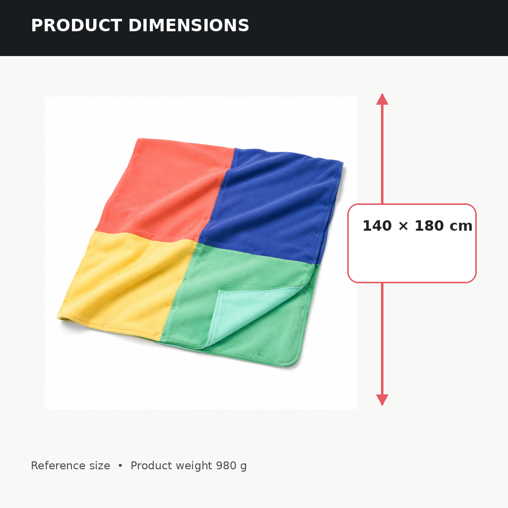 Color Block Snap Throw