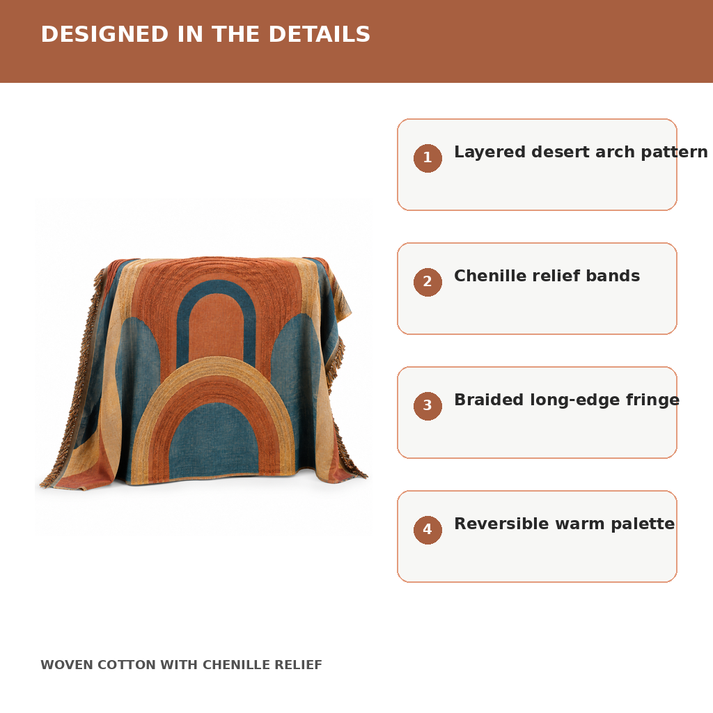 Desert Arch Bed Throw