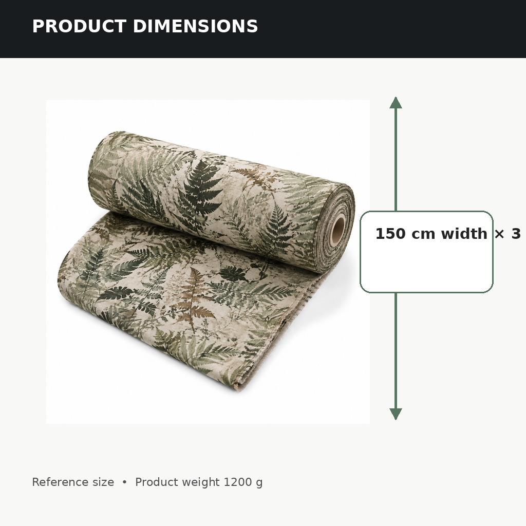 Fern Shadow Printed Fabric