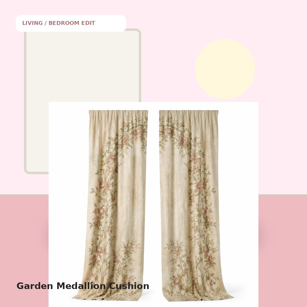 Garden Medallion Cushion
