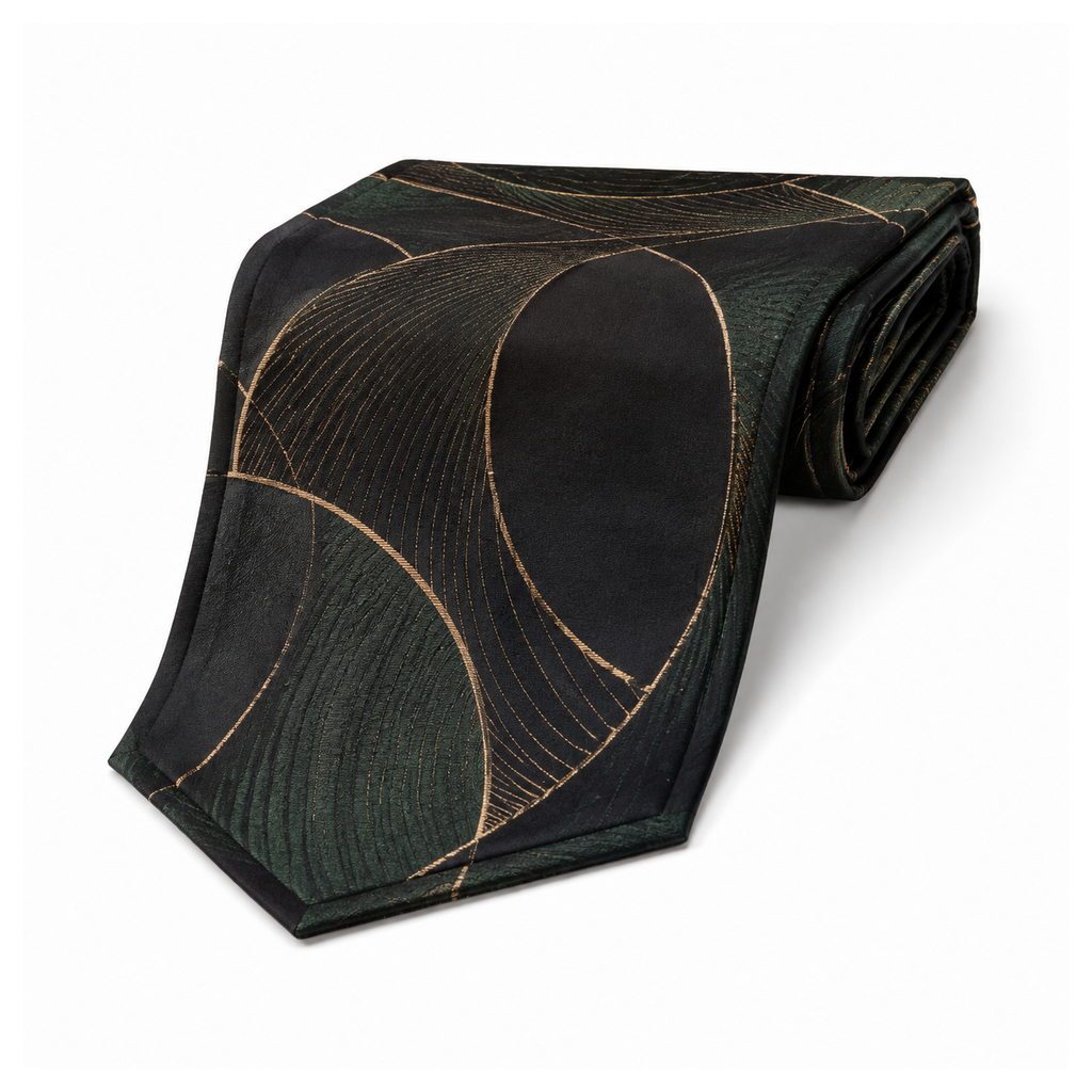 Gilded Meridian Table Runner