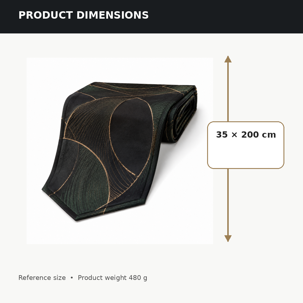 Gilded Meridian Table Runner