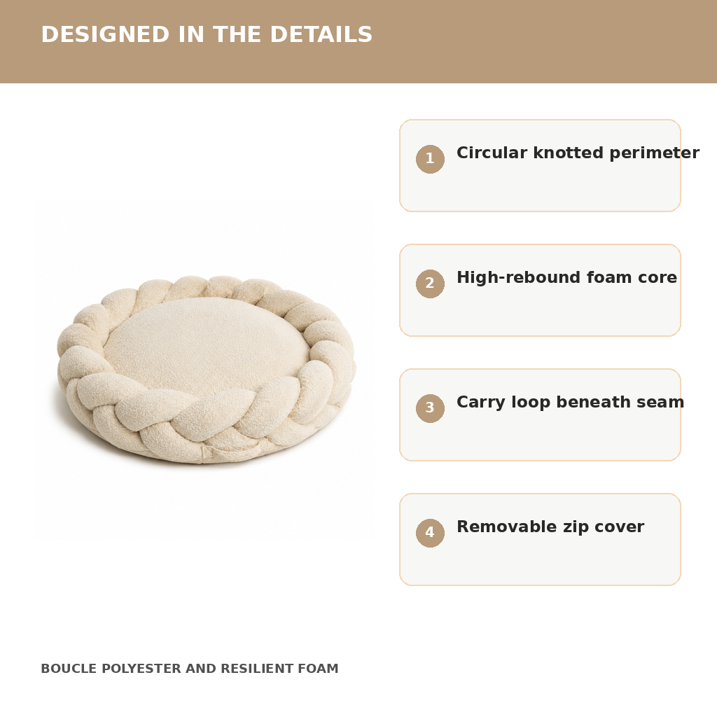 Halo Knot Floor Cushion