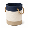 Harbor Rope Canvas Bin