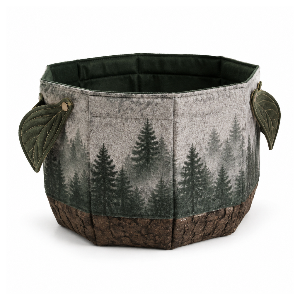 Hollow Log Storage Bin
