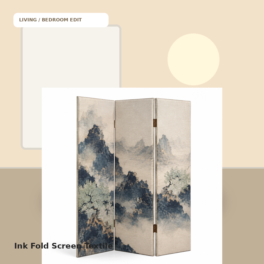 Ink Fold Screen Textile