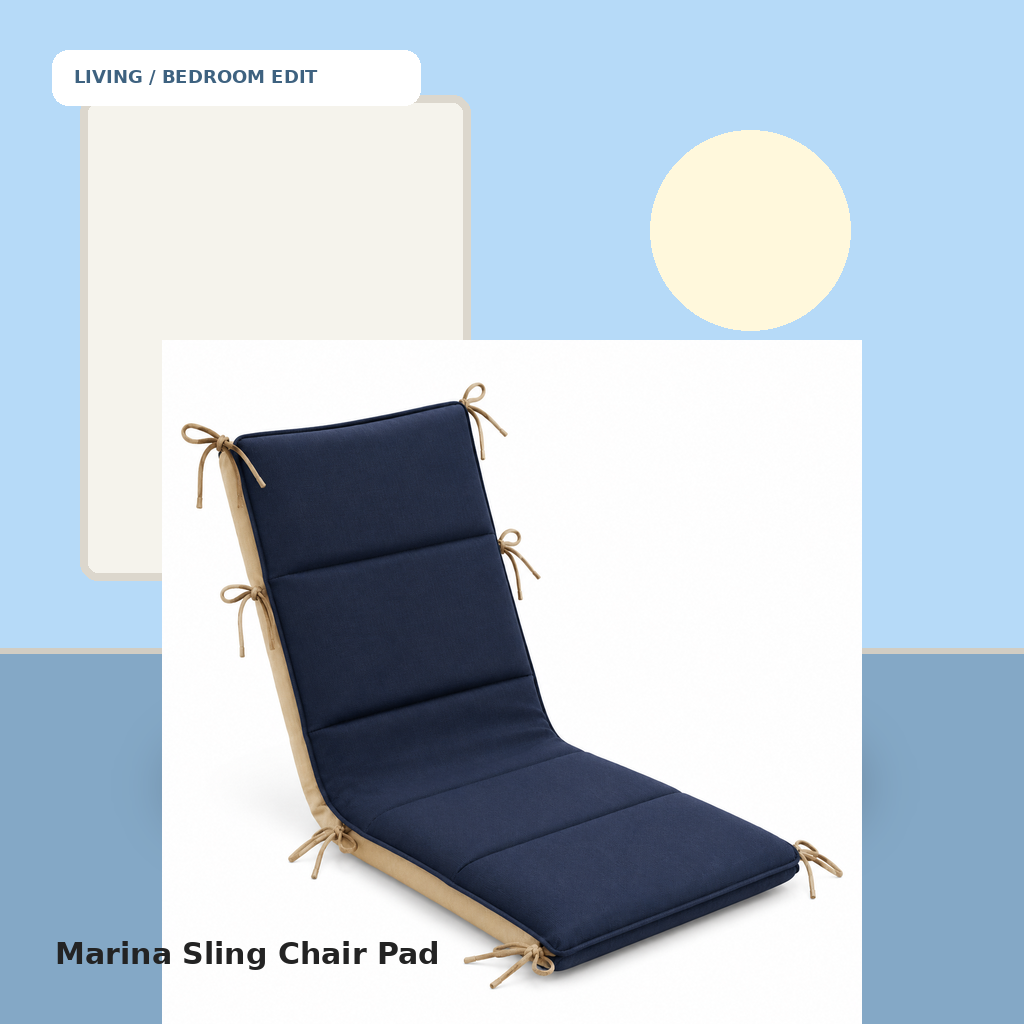 Marina Sling Chair Pad