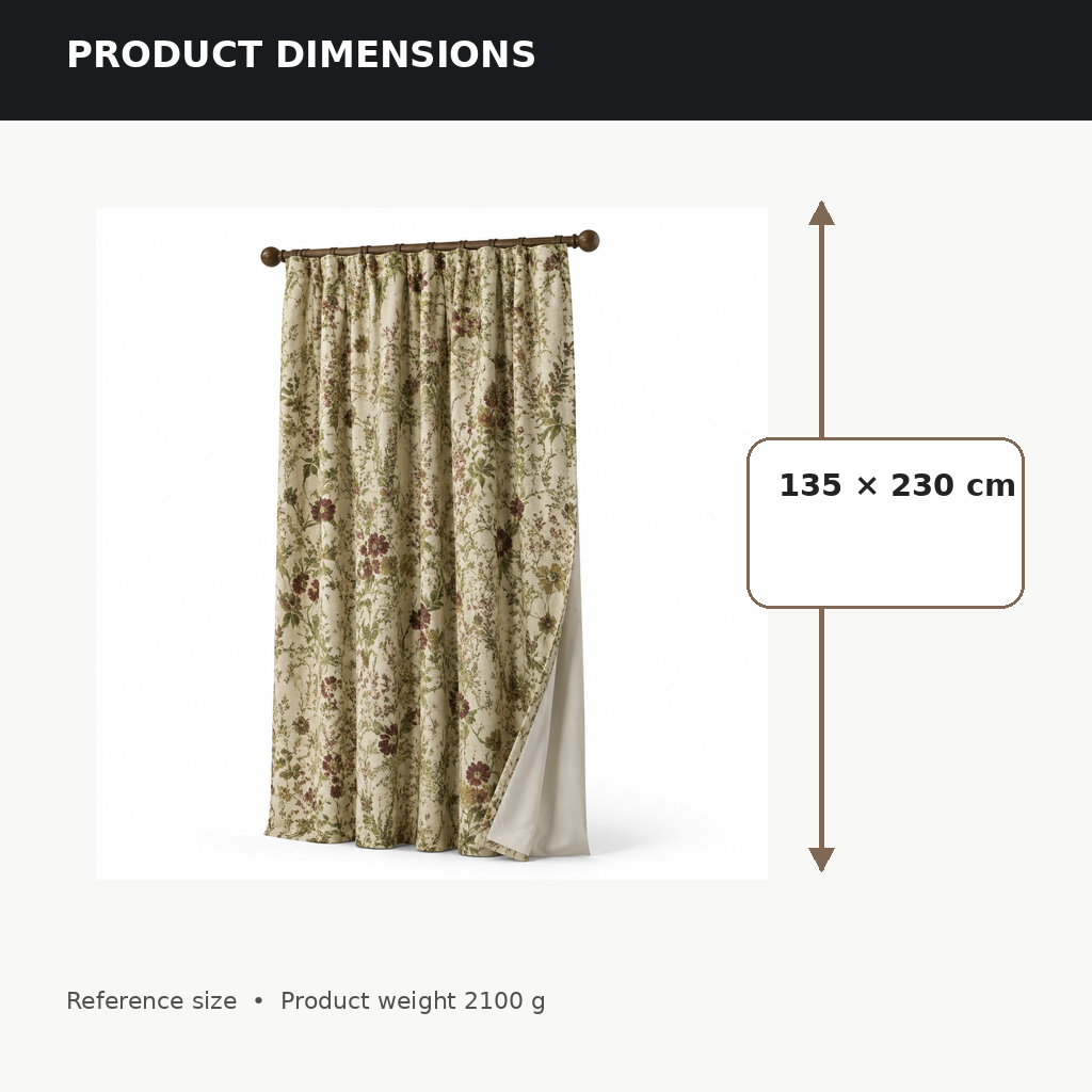 Meadow Chintz Curtain