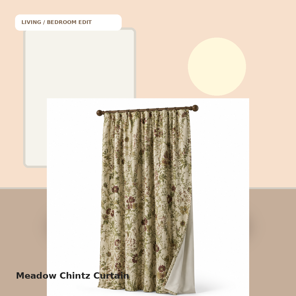 Meadow Chintz Curtain