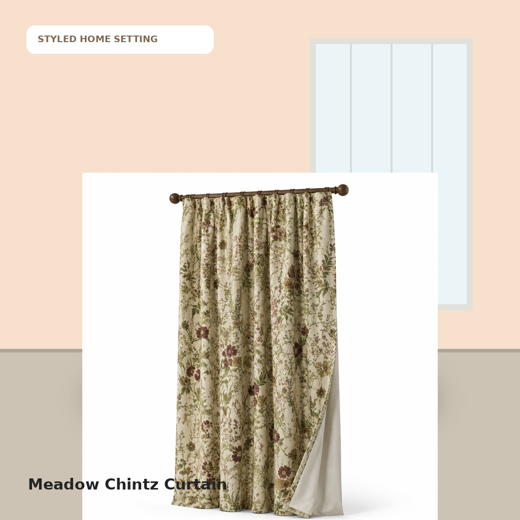 Meadow Chintz Curtain