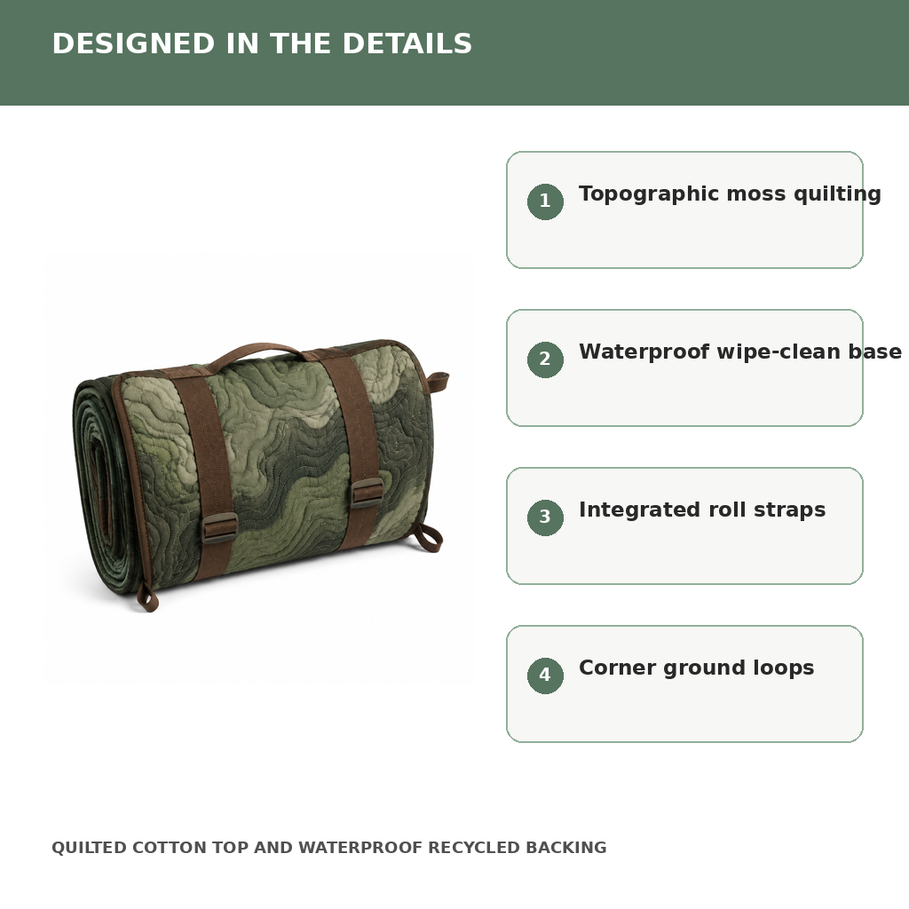 Moss Trail Picnic Mat