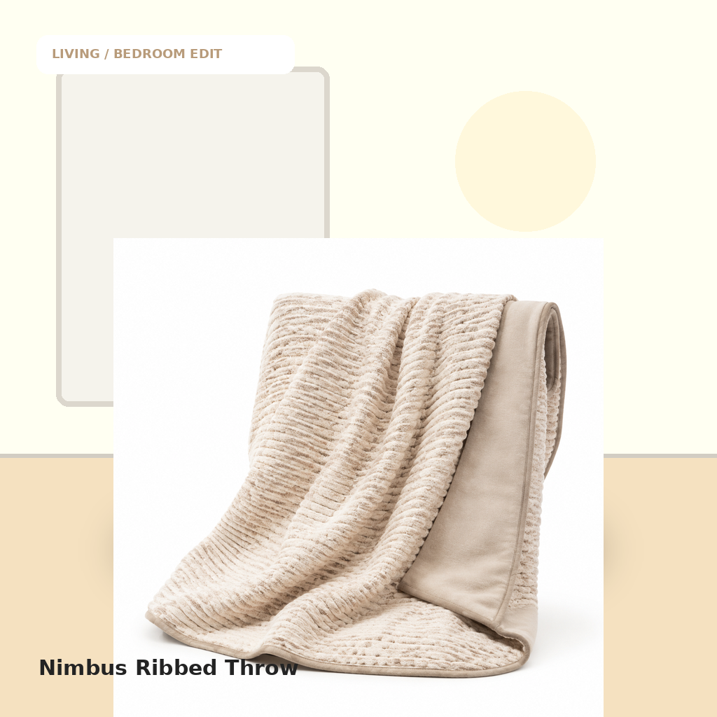 Nimbus Ribbed Throw