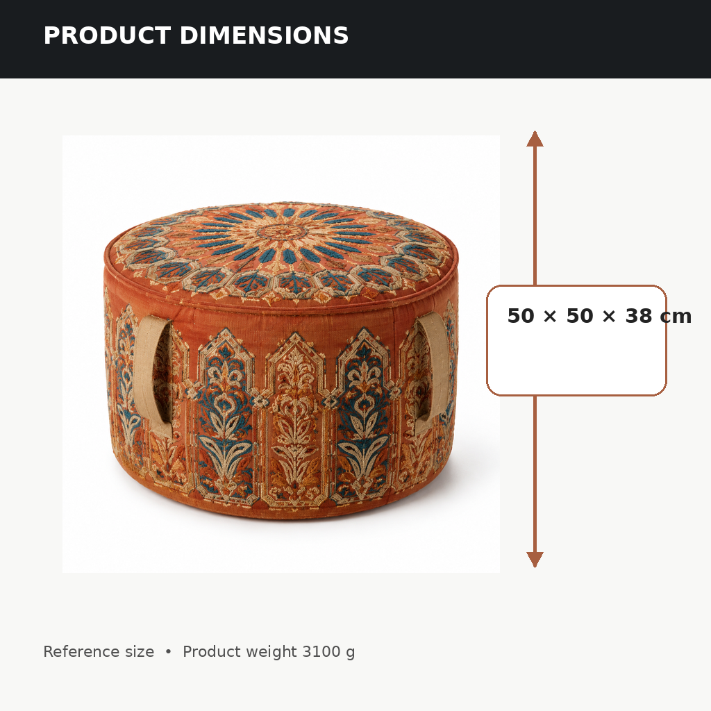 Oasis Drum Pouf