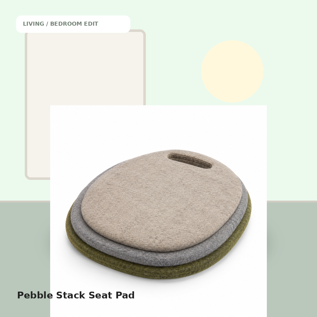 Pebble Stack Seat Pad
