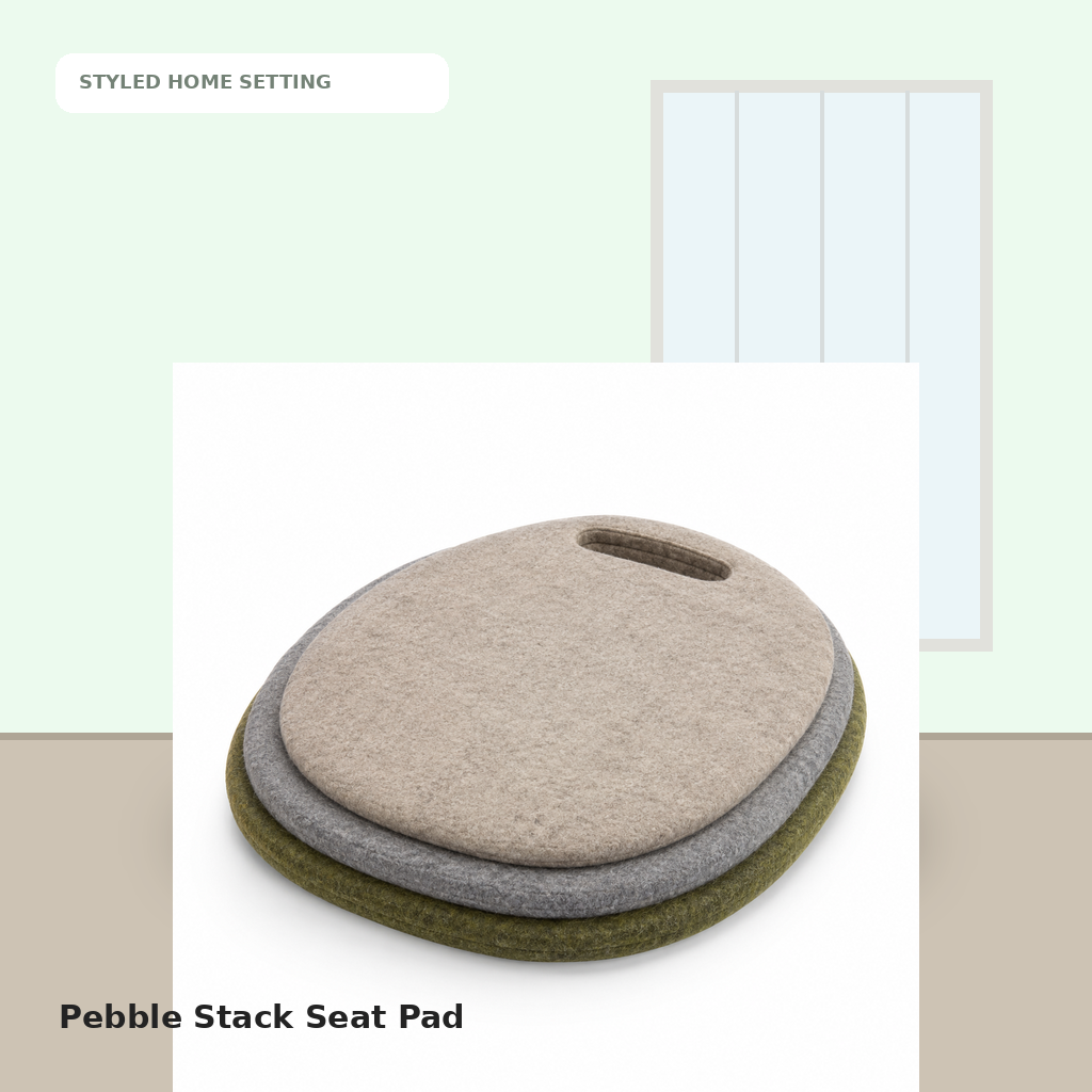 Pebble Stack Seat Pad