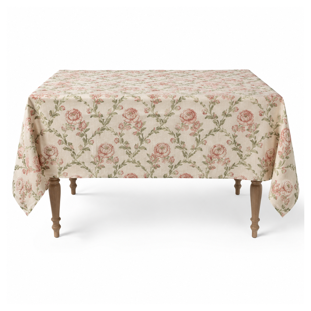 Peony Trellis Tablecloth