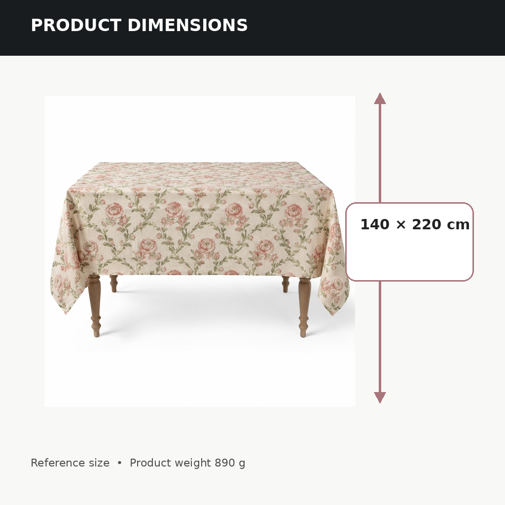 Peony Trellis Tablecloth