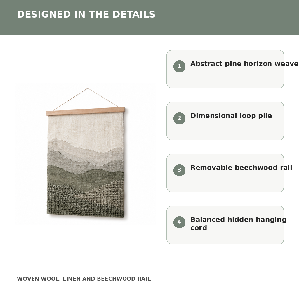 Pine Horizon Wall Textile