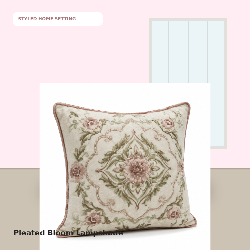Pleated Bloom Lampshade
