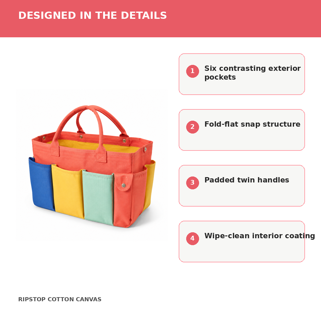 Pocket Parade Storage Tote