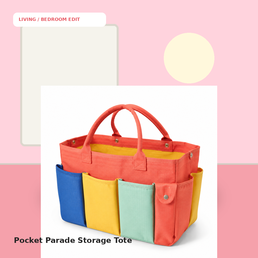 Pocket Parade Storage Tote