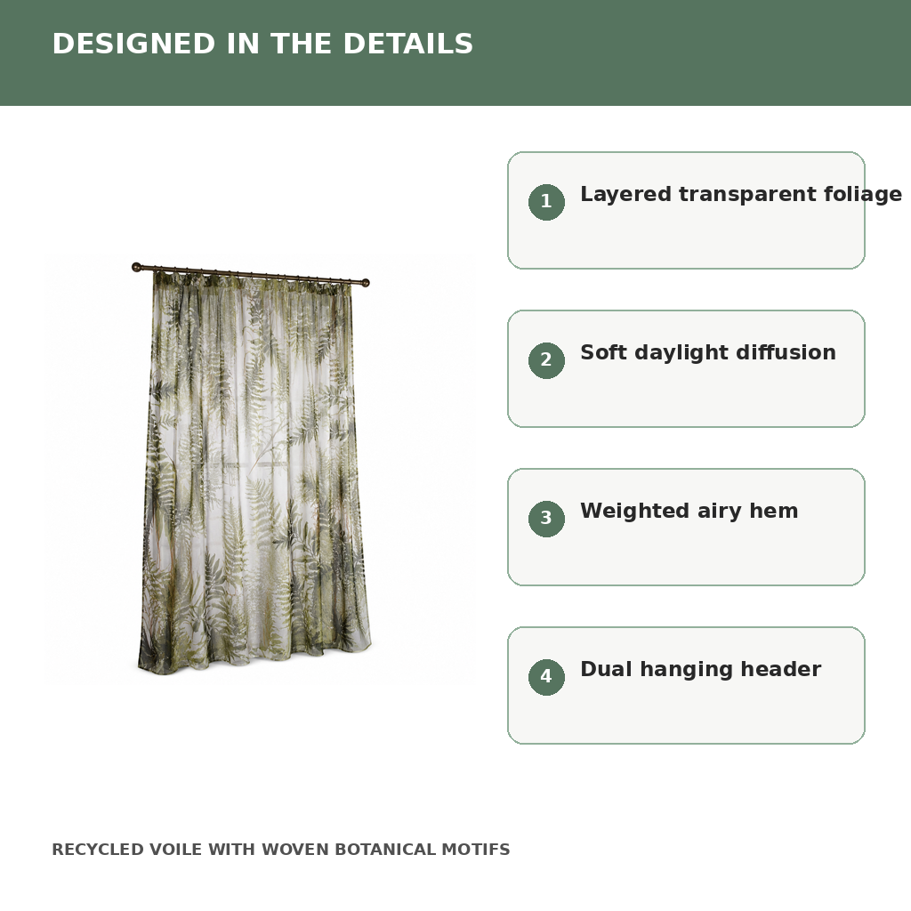 Rainforest Veil Curtain