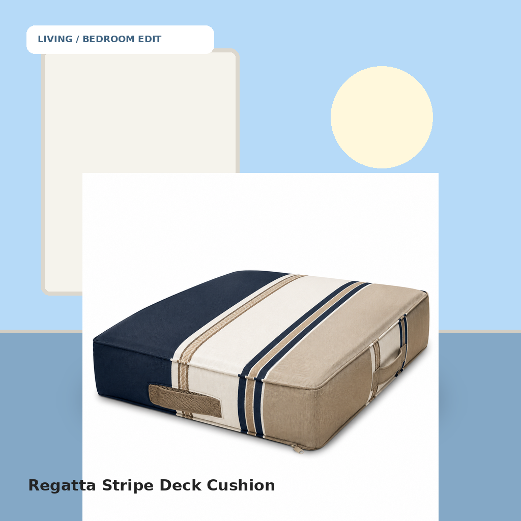Regatta Stripe Deck Cushion