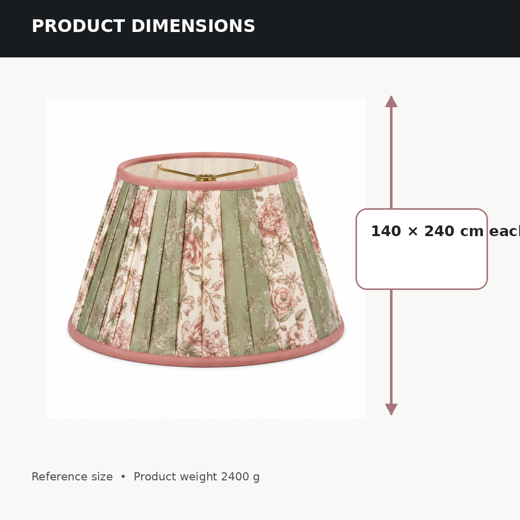 Rosette Arch Curtain Pair