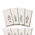 Scallop Herb Napkin Set
