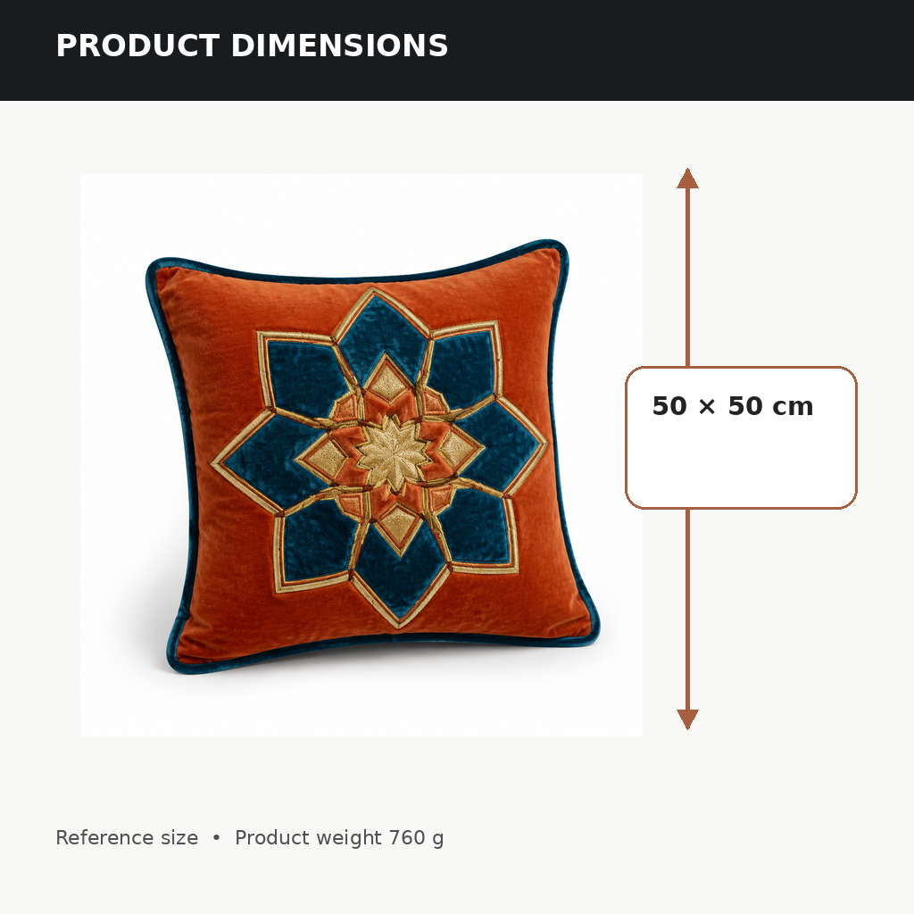 Zellige Star Cushion
