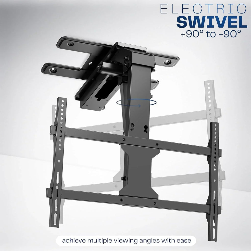 Electric Ceiling TV Mount, 37 70", Motorized, App Control, Black