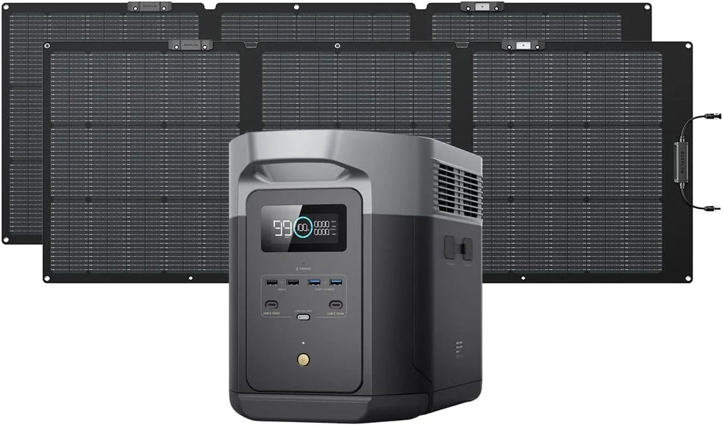 Portable Power Station –2400W Solar Generator