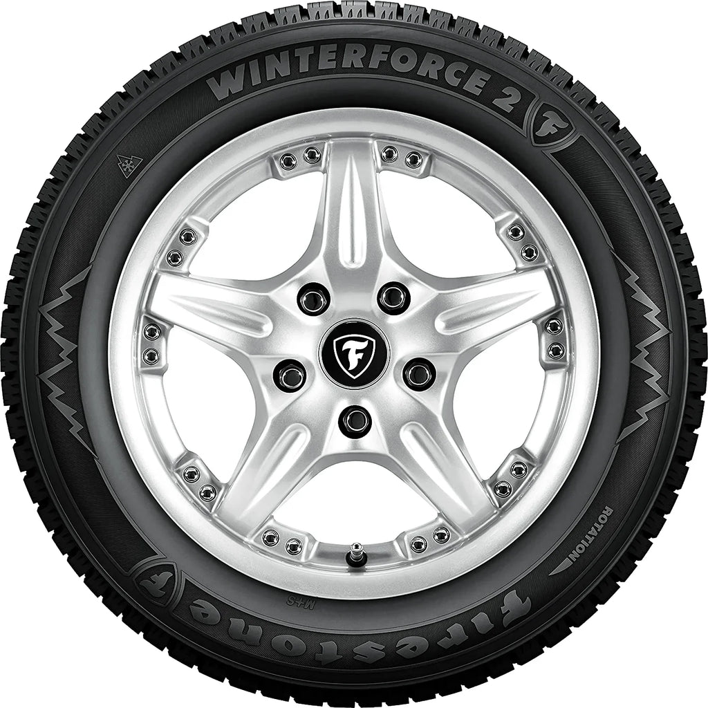Set of 4 Firestone Winterforce 2 205/65R16 95S Winter Tires