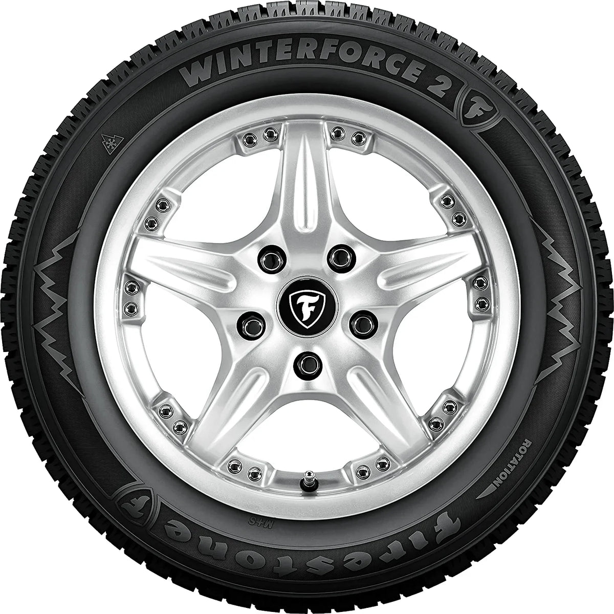 Set of 4 Firestone Winterforce 2 205/65R16 95S Winter Tires