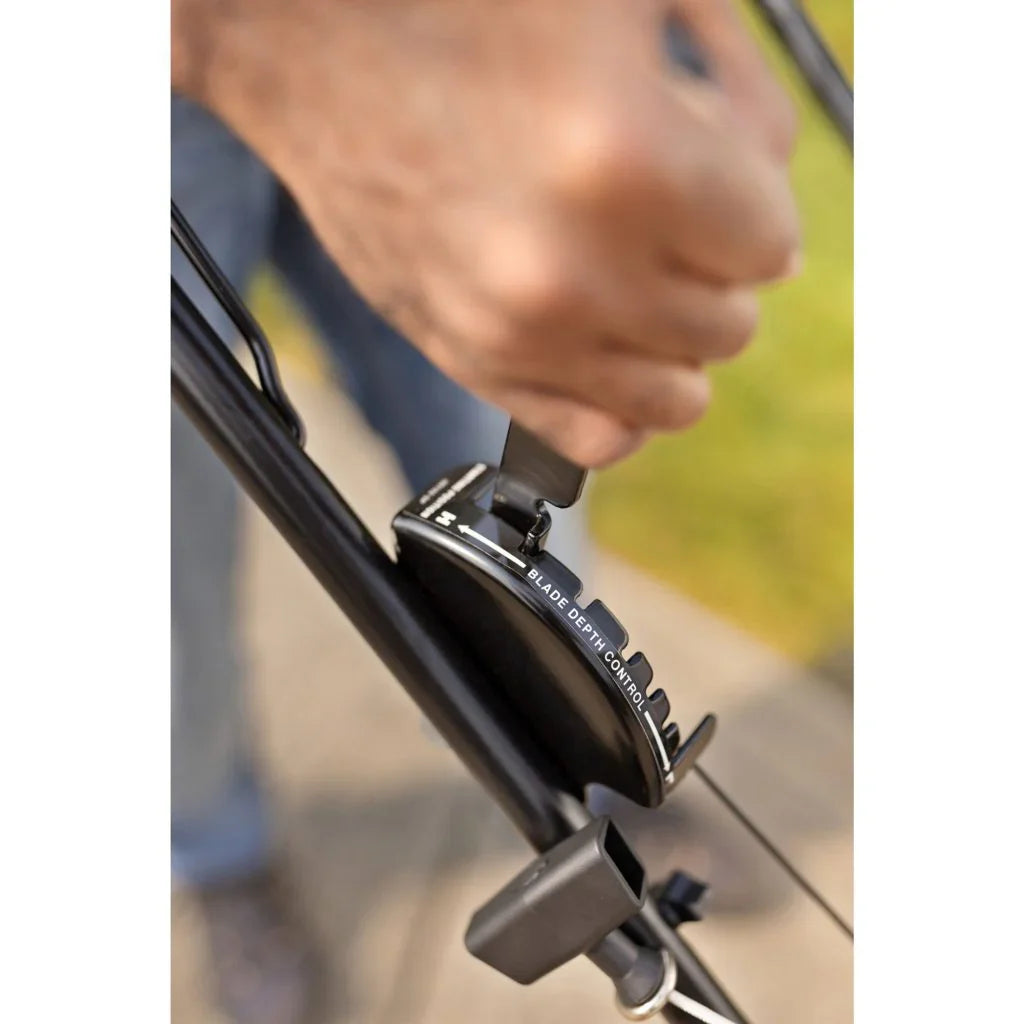 Troy-Bilt TBE550 Driveway Edger, 140cc Briggs & Stratton Engine, 9′′ Triple-Edge Blade, 3 Bevel Positions