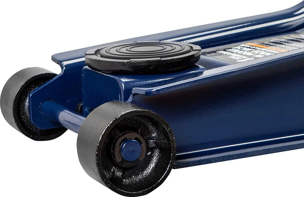 2025 4 Ton Heavy Duty Low Profile Hydraulic Floor Jack Speedy Lift Garage Car Jack, Blue, W847U