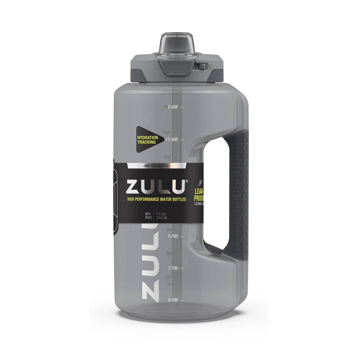 Zulu Goals 64oz Half Gallon Plastic Jug - Gray