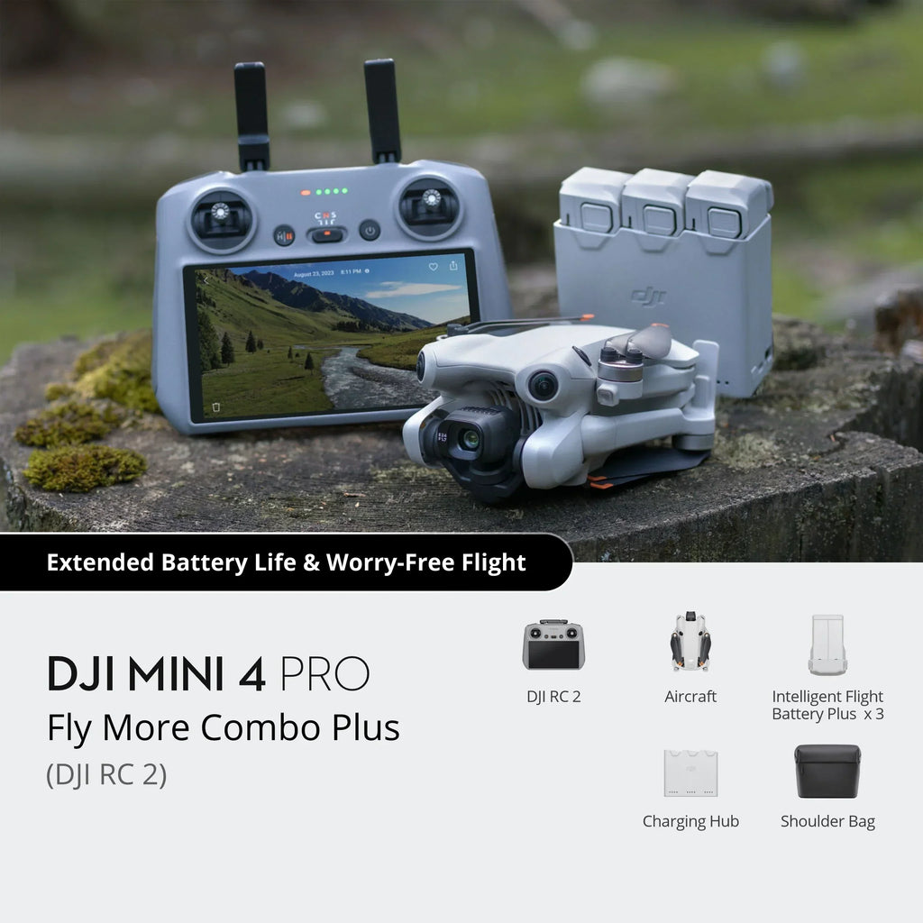 DJI Mini 4 Pro Fly More Combo with DJI RC 2 Controller