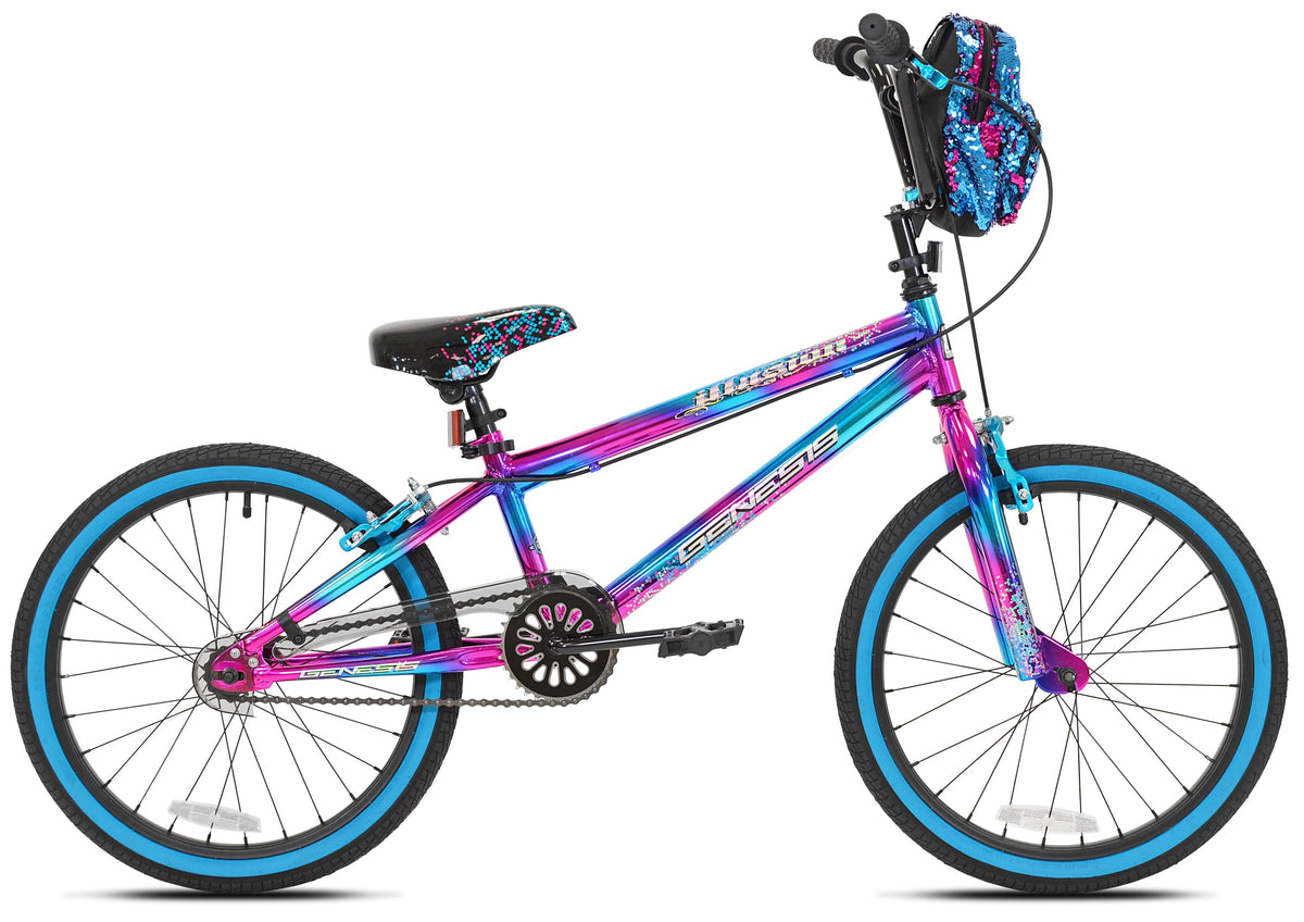 20 Illusion Girls Bike. Blue/Purple